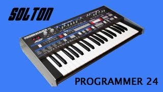 SOLTON PROGRAMMER 24 Analog Groovebox 1985  HD DEMO  SAMPLE PACK [upl. by Nebuer]