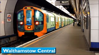 Walthamstow Central  Victoria line  London Underground  2009 Tube Stock [upl. by Tsirhc]