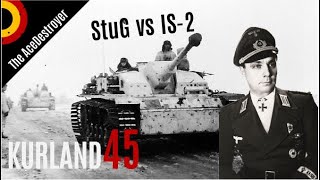 StuG versus IS2  1945  Tank Battles of WW2 [upl. by Ymmak]