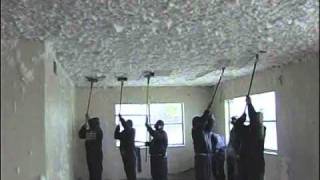 Friable ceiling abatement using FoamShields patented method [upl. by Faustus]