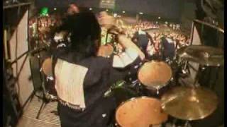 Joey Jordison 1 playing Eyeless live [upl. by Millard]