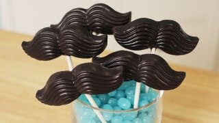 MUSTACHE CANDY POPS  NERDY NUMMIES [upl. by Esilahs]