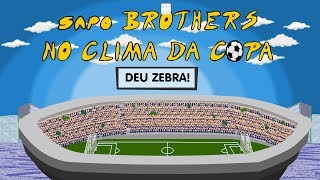 No Clima Da Copa  Deu zebra  Desenho animado brasileiro animação de futebol [upl. by Otiv785]