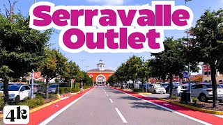 4K  Serravalle Designer OUTLET Italy  a unique shopping experience  the largest outlet in Europe [upl. by Cralg]