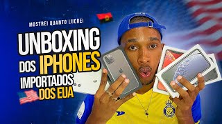 UNBOXING DOS IPHONES IMPORTADOS NOS ESTADOS UNIDOS Vlog [upl. by Lucania]