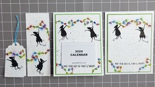 Lavinia Stamps card magnetic bookmark calendar and tag [upl. by Deming972]