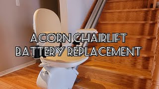 Acorn chairlift battery replacement Easy step by step [upl. by Haslett]