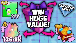 Gifting HUGE VALUE to Viewers in Pet Simulator 99 HUGES GEMS FORTUNE ENCHANT [upl. by Lokkin726]