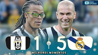 AOS 50 ANOS ZIDANE VESTIU A CAMISA DA JUVENTUS E DO REAL MADRID MARCOU GOL EM UMA PARTIDA HISTÓRICA [upl. by Wadlinger]