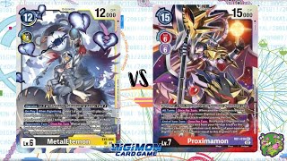 DIGIMON TCG Remote match MetalEtemon Black vs Proximamon Red [upl. by Sirromal]