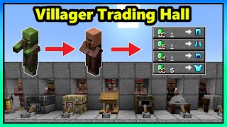 Simple Villager Trading Hall  Zombie Discounts  120  121 [upl. by Yelsek]