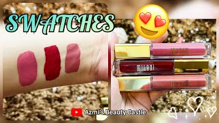 MILANI Amore Matte Lip Cream REVIEW amp SWATCHES 💋💄 azmisbeautycastle milaniLipstick [upl. by Usanis]