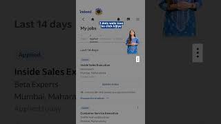 How To Withdraw Job Application From Indeed  Indeed India shorts [upl. by Leor]