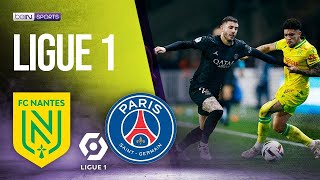 Nantes vs PSG  LIGUE 1 HIGHLIGHTS  021724  beIN SPORTS USA [upl. by Garratt]