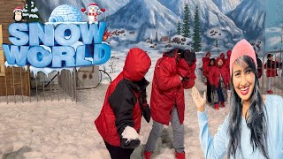 స్నో వరల్డ్ లో పొట్టు పొట్టు కొట్టుకున్నాం  snow world hyderabad  entry ticket  timings [upl. by Adlaremse]