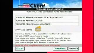 Espace Client  Canalsat [upl. by Anitsud]