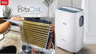 TCL Portable Air conditioner general cleaning [upl. by Anerom]