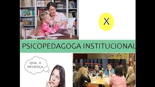 Psicopedagogia clínica x Psicopedagogia institucional Você sabe a diferença [upl. by Moor]