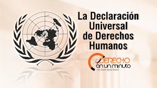 La Declaración Universal de Derechos Humanos en un minuto  DE1M  28 [upl. by Etnad681]