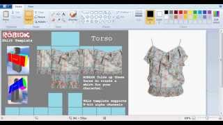 How to make realistic clothes on ROBLOX for starters [upl. by Ramedlab]