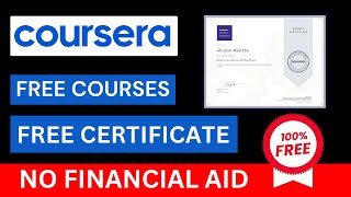 How to Get Coursera Courses for FREE with Certificates in 2024  Step by Step Guide courseraforfree [upl. by Nrev]