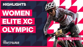 Pal Arinsal  Women Elite XCO Highlights  2023 UCI MTB World Cup [upl. by Darom]