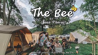 EP15 กางเต็นท์ The Bee สวนผึ้งราชบุรี ลานสวย ติดริมธาร  Movie camp l Nodisk  Ogawa [upl. by Annaik]