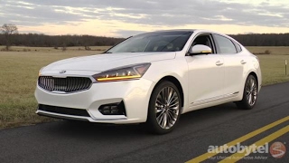 2017 Kia Cadenza Limited Test Drive Video Review [upl. by Rengia485]