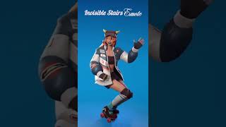 UPCOMING Invisible Stairs Traversal Emote fortnite foryou vbucks [upl. by Irpak322]