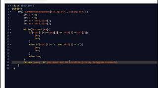 8014 Make String a Subsequence Using Cyclic Increments  LeetCode Biweekly Contest leetcode [upl. by Aknahs500]