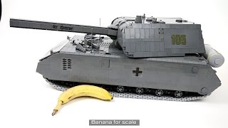 Lego Technic RC Maus Superheavy Tank [upl. by Neram478]