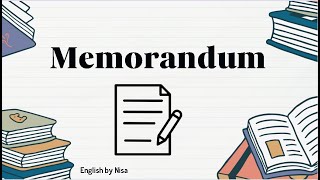 Memo Memorandums writing [upl. by Idnym]