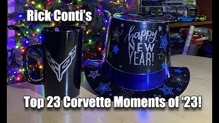 TOP 23 CORVETTE MOMENTS on 2023 RICK CORVETTE CONTI CHANNEL [upl. by Anastase]