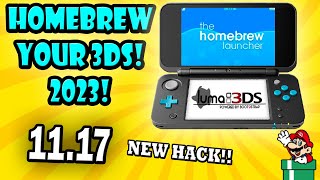 How to Homebrew NEW Nintendo 3DS 2023 1117 [upl. by Jaquenette801]