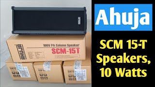 Ahuja SCM15T 10W Column Speaker Price Unboxing Installation [upl. by Anirbak950]