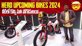 Bharat Mobility Global Expo 2024 Delhi  Upcoming Hero Bikes in 2024 Hero Mavrick 440 [upl. by Laurin]