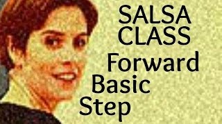 Salsa Basic Forward Step from Salsa class for beginners 222 [upl. by Yelad]