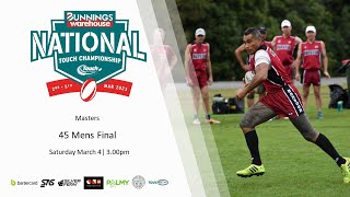 Day 3  Auckland v Canterbury  Masters  45 Mens Final [upl. by Helbon]