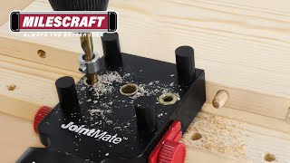 Milescraft 1332 JointMate™ Overview  Handheld Dowel Jig for Corner Edge and Surface Joints [upl. by Lean]