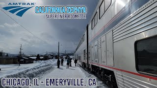 Riding Amtraks California Zephyr  Superliner Roomette  ChicagoEmeryville [upl. by Johansen592]