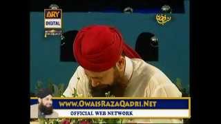 Alwada Alwada MaheRamzan  Owais Raza Qadri  ShabeFaizan  16th August 2012  27th Ramzan [upl. by Nolak]