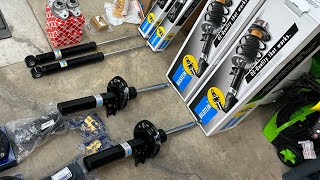 VW Mk6 Jetta gets Bilstein B4 REAR shocks and new Hardware [upl. by Aznola818]