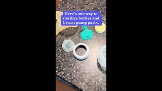 Sterilizing Bottles and Breast Pump Parts [upl. by Nevi]