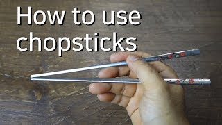 How to use chopsticks Chopsticks Using Korean chopsticks [upl. by Adolf]