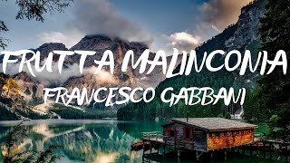 Francesco Gabbani  Frutta Malinconia TestoLyrics [upl. by Rector]