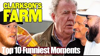 Top 10 Funniest Moments on Clarksons Farm REACTION  OFFICE BLOKES REACT [upl. by Osborn]