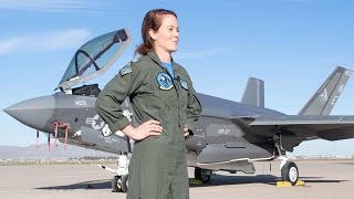 US Navy F35 and FA18 Female Fighter Pilots [upl. by Digdirb]