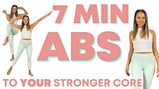 7 Minute Standing Abs Workout  Work your Waist Abs and Core  No Repeats amp No Equipment [upl. by Iaka]