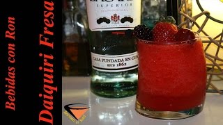 Cómo hacer el DAIQUIRI FROZEN DE FRESA [upl. by Carrick738]