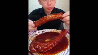 Ribs mukbang eatingsounds food [upl. by Emil228]